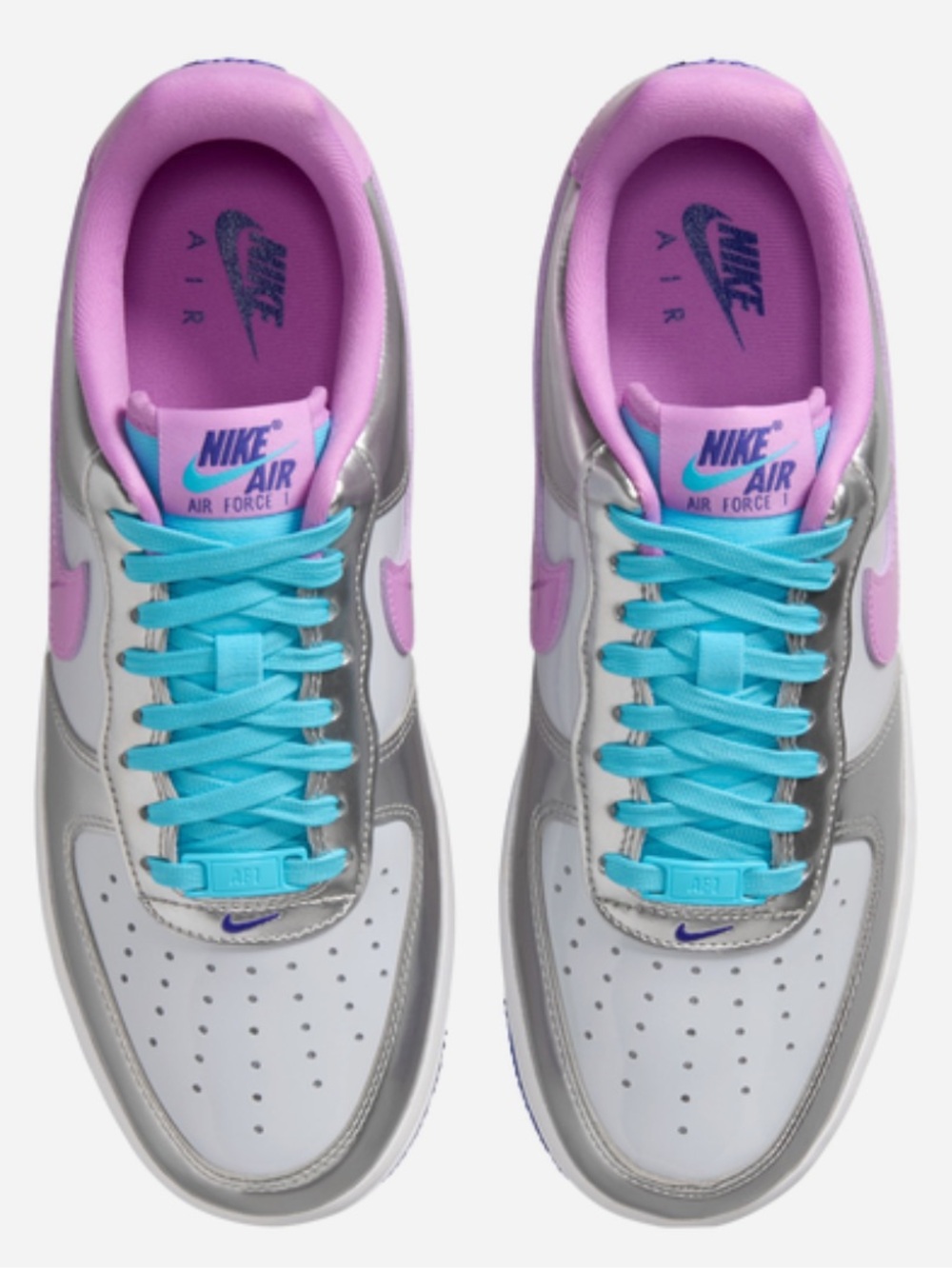 📎💜 NIKE AIR FORCE 1 LOW CHROME FUCHSIA 📎💜 - Picture 3 of 4